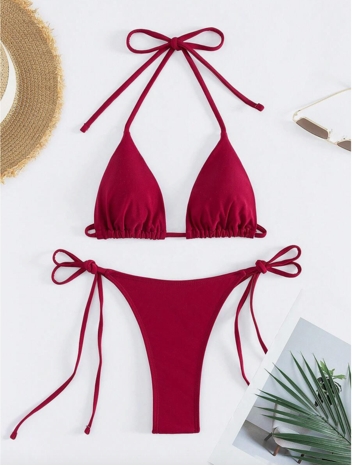 Sarina Bikini string Broekje + Bandeau Top | Heerlijk Zelfverzekerd  Genieten onder Zon